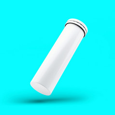 呈现冒泡的瓶孤立的toscha背景合适的为你的医疗设计元素