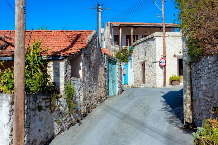 街的村laneia利马索尔区塞浦路斯街的村laneia利马索尔区塞浦路斯