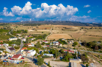 视图库克利亚村帕福斯区塞浦路斯视图库克利亚村帕福斯区塞浦路斯