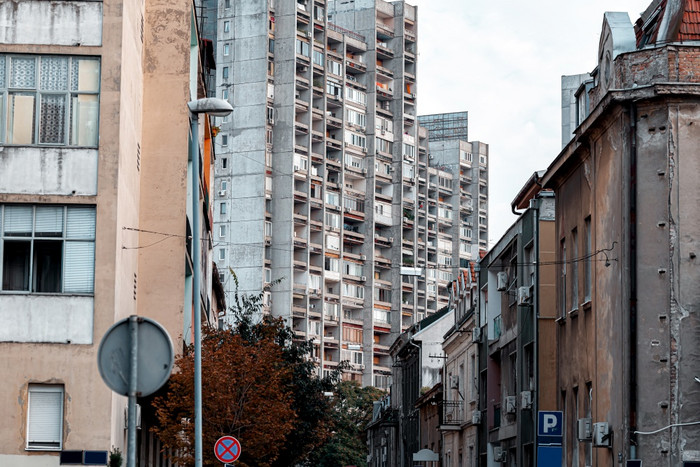 住宅社区zemun直辖市的城市贝尔格莱德塞尔维亚