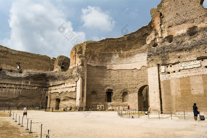 废墟的洗澡卡拉卡拉Terme卡拉卡拉罗马意大利- - - - - -9月废墟的洗澡卡拉卡拉Terme卡拉卡拉一个的大多数重要的洗澡罗马的时间的罗马帝国