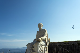 雕像英国高专员吉尔福德的博斯凯托公园科孚岛小镇希腊雕像英国高专员吉尔福德的博斯凯托公园科孚岛小镇希腊