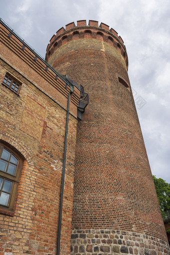 柏林德国8月瞭望塔斯潘道城堡朱利叶斯图姆柏林瞭望塔斯潘道城堡朱利叶斯图姆柏林