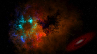 深外空间背景与星星远程星系和星云呈现深外空间背景与星星远程星系和星云