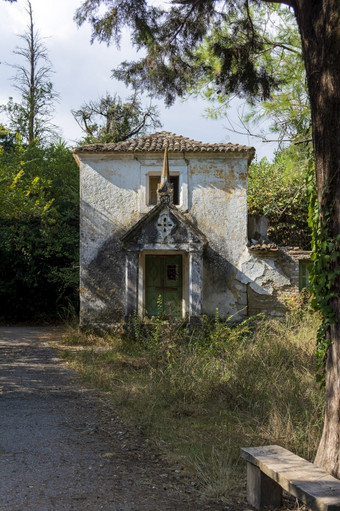 科孚岛希腊8月老建筑我的repos宫的别墅是建夏天住宅为的英国主高专员老建筑我的repos宫的别墅是建夏天住宅为的英国主高专员