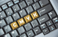 棕色（的）cmyk关键键盘
