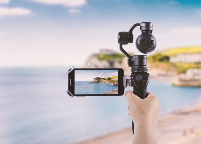 智能手机拍摄岛怀特岛旅游吸引力夏天英格兰图片