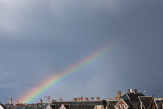 彩虹在屋顶彩虹在的屋顶哥本哈根丹麦