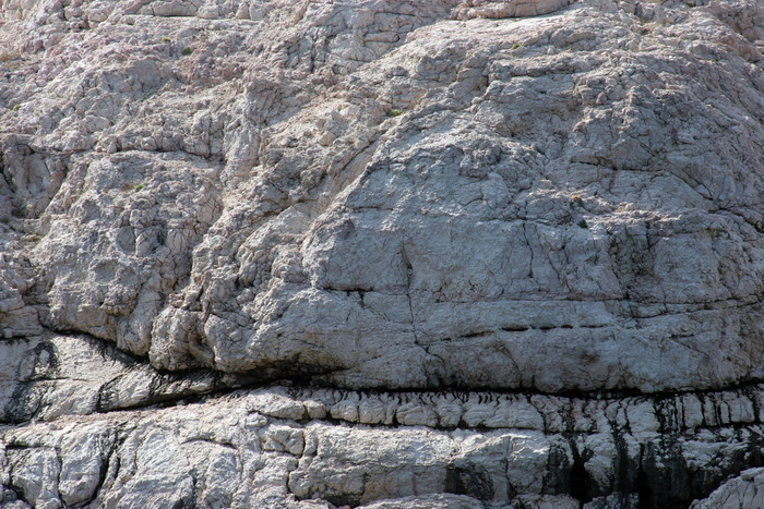 特写镜头图像cliff-location分页岛克罗地亚