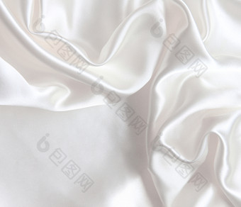 光滑的优雅的白色丝绸可以使用<strong>婚礼背景</strong>