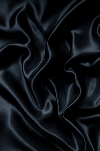 光滑的优雅的黑色的丝绸可以使用背景