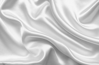 光滑的优雅的白色丝绸缎可以使用<strong>婚礼背景</strong>