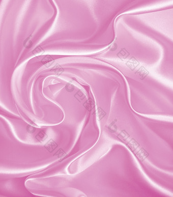 光滑的优雅的粉红色的丝<strong>绸缎</strong>纹理可以使用背景
