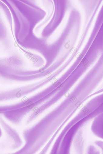 光滑的优雅的淡紫色丝<strong>绸缎</strong>纹理可以使用背景