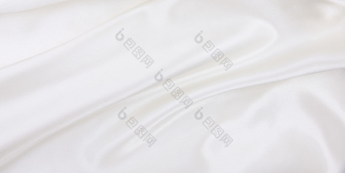 光滑的优雅的白色丝绸缎奢侈品布纹理可以使用婚礼背景豪华的背景设计