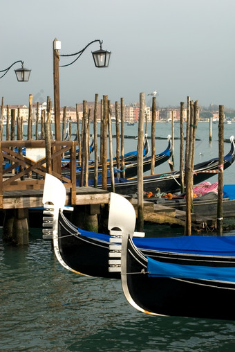 贡多拉的大运河威尼斯意大利