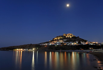 很漂亮的罗兹希腊月光