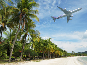 热带海滩朗考岛