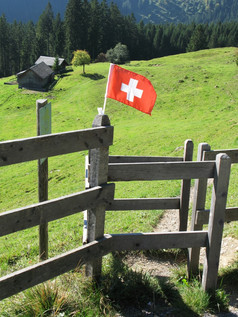 高山风景沃拉尔普瑞士