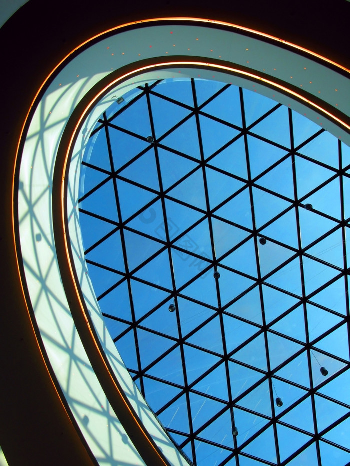 玻璃圆顶现代业务建筑图片