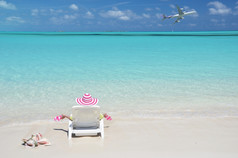 海滩场景伟大的埃克苏马巴哈马群岛