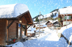 穆伦著名的瑞士滑雪度假胜地
