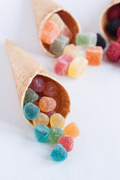 果冻糖果冰奶油视锥细胞