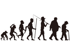 的人类进化从原始的一步现代一步