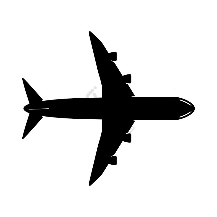 飞机飞机商业飞机图标向量图片