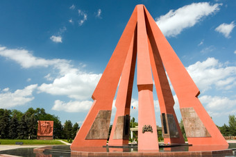 纪念荣誉的胜利第二个世界战争基希讷乌摩尔多瓦第二次世界大战纪念基希讷乌摩尔多瓦