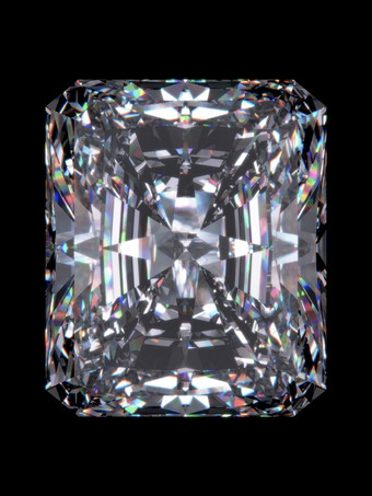钻石辐射减少钻石系列孤立的珠宝系列