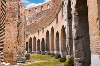 废墟的罗马圆形大剧场罗马意大利