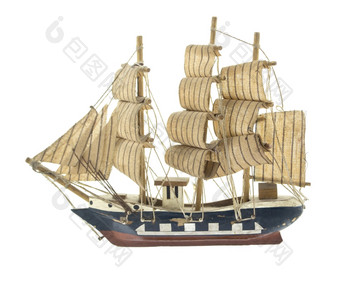 护卫舰船玩具模型护卫舰船玩具模型孤立的在的白色背景