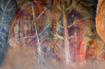 土著居<strong>民</strong>的岩石艺术成千上万的人年老从北部<strong>澳大利亚</strong>