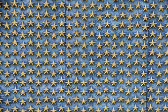 排名青铜星星是排列的墙自由的世界<strong>战争</strong>纪念华盛顿每一个明星代表美国人杀了的<strong>战争</strong>