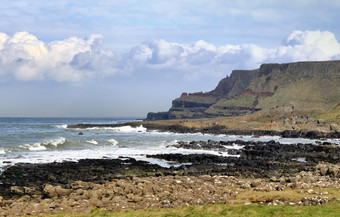 的巨大的rsquo<strong>铜锣</strong>而且rsquo海岸县安特里姆北部爱尔兰是联合国教科文组织世界遗产网站这照片组成从单独的照片