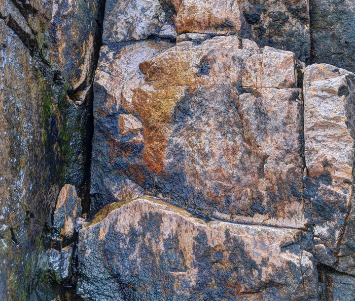 变质岩石层妈妈格伦苏格兰图片