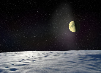 月亮发光的附近的表面<strong>未知</strong>的地球月亮发光的附近的表面<strong>未知</strong>的地球的黑暗空间宇宙景观