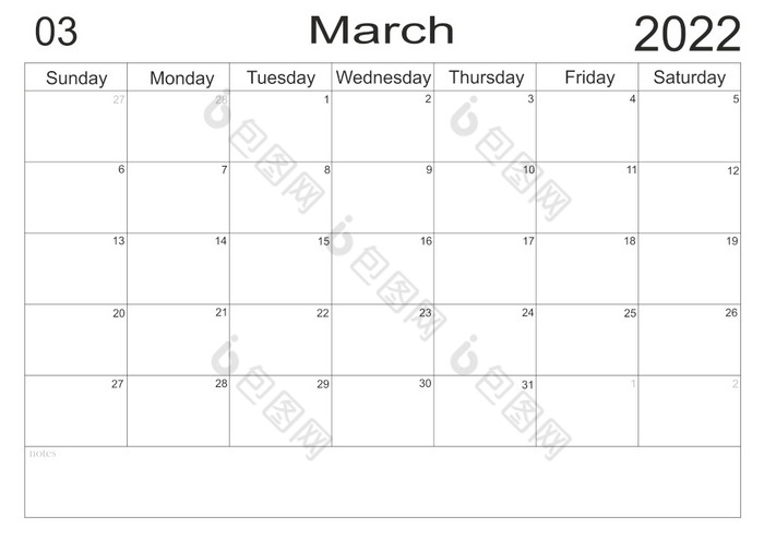 日历3月时间表与空白请注意为列表纸背景规划师3月空细胞规划师每月组织者日历列表信格式规划师3月空细胞规划师每月组织者日历