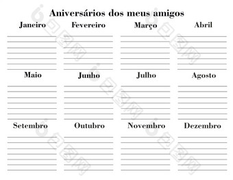 朋友<strong>生日</strong>规划师每年日历朋友<strong>生日</strong>葡萄牙语言空白请注意为列表规划师朋友<strong>生日</strong>葡萄牙空细胞规划师每月组织者朋友<strong>生日</strong>每年日历朋友<strong>生日</strong>葡萄牙语言