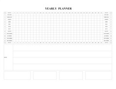 每年日历规划师时间表与空细胞写列表空白请注意为列表纸背景规划师英语空细胞规划师每年组织者每年日历规划师时间表与空细胞写列表