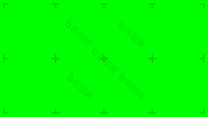 绿色屏幕与位置标记为合成FUHD原始大小锚是为容易删除