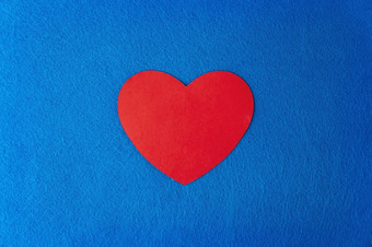 纸减少红色的心形状蓝色的变形背景与复制空间概念图像情人节rsquo一天妈妈。rsquo一天生日问候卡片邀请庆祝活动