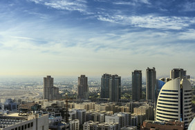 的建筑的酋长国迪拜市中心迪拜