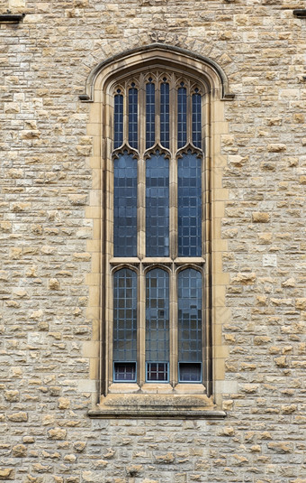 中世纪的哥特风格窗口Bonython大厅阿德莱德澳大利亚