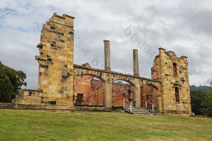 废墟老监狱医院港口亚瑟历史网站塔斯马尼亚澳大利亚