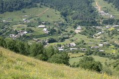 山村的北高加索地区俄罗斯