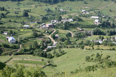 山村的北高加索地区俄罗斯