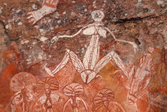 土著居民的岩石艺术纳蒙德约克努兰吉卡卡杜国家公园北部领土澳大利亚