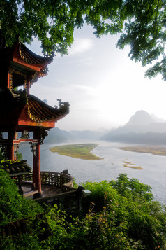 早期早....视图在的漓江yangshuo中国